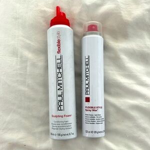 Paul Mitchell Sculpting Foam 6.7oz Flexible Style Spray Wax 2.8oz